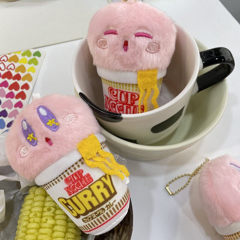 Creative New doll plush toy cartoon instant noodle cup shape cute pendant ornaments GJ202