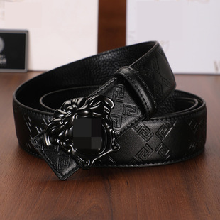 (Cross-border trading), fashionable universal belt, trousers, Korean style, simple and elegant design, genuine leather