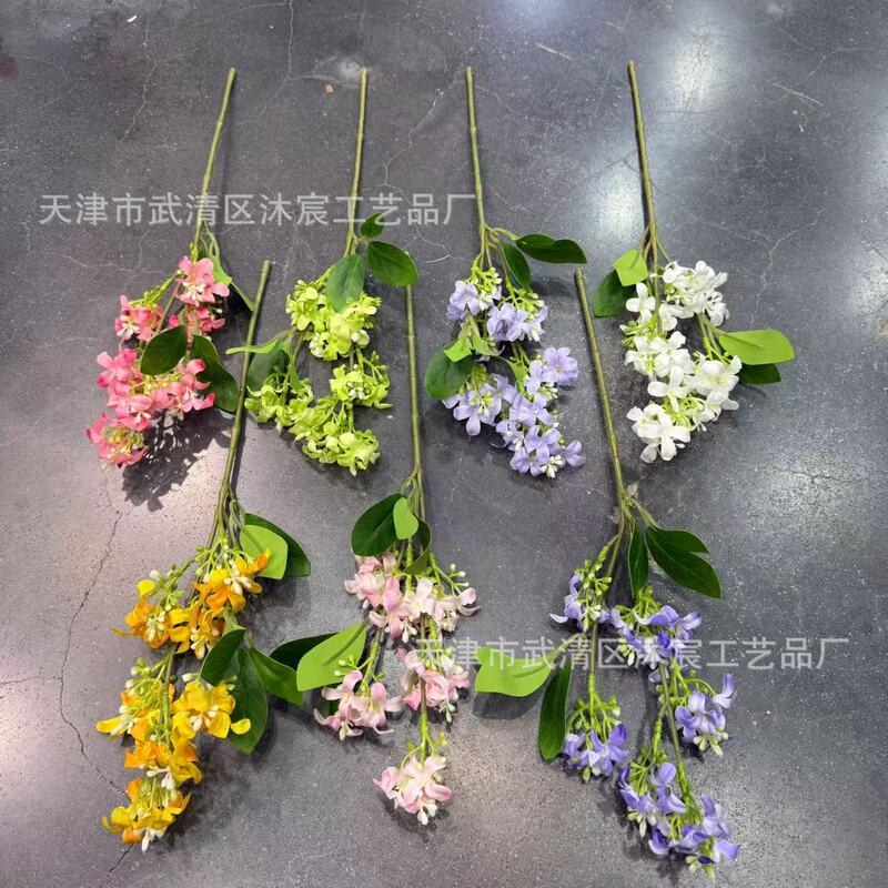 Lilac, Night-Blooming Star, Home Floor-Standing Ornaments, Decorative Artificial Flowers, Commercial Display Photography, Flower Arrangement, Silk Flowers