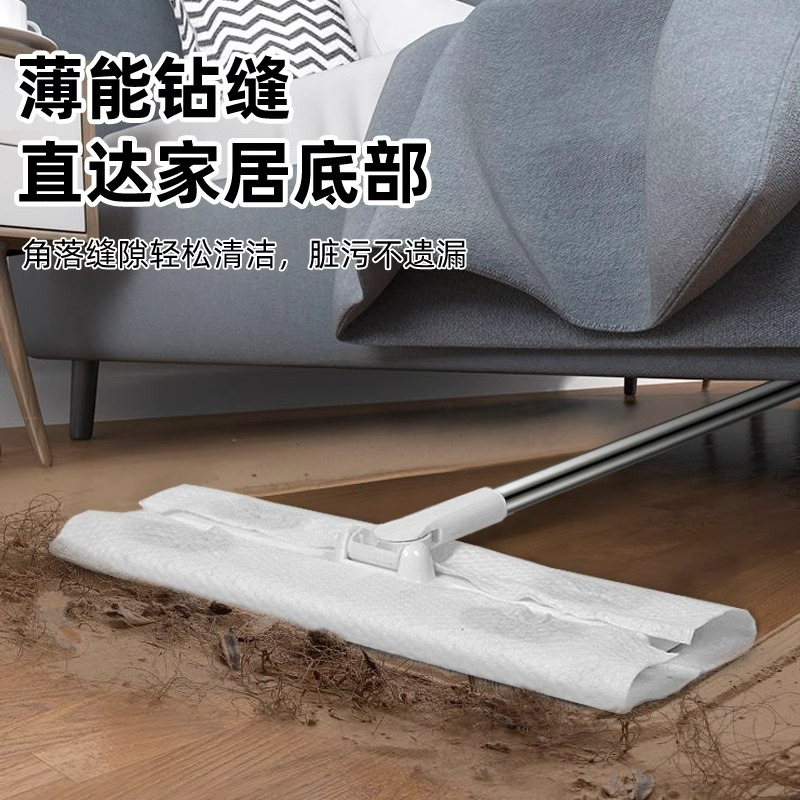 Electrostatic dust removal paper mop disposable mop floor wet wipes vacuum cleansing floor cleaning wet wipes