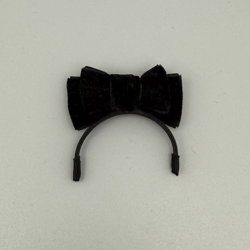 Labubu ラブブリボンヘッドバンドビッグレッドキャンディーカラーのリボンヘッドバンド人形ピンクヘッドバンドアクセサリー|undefined