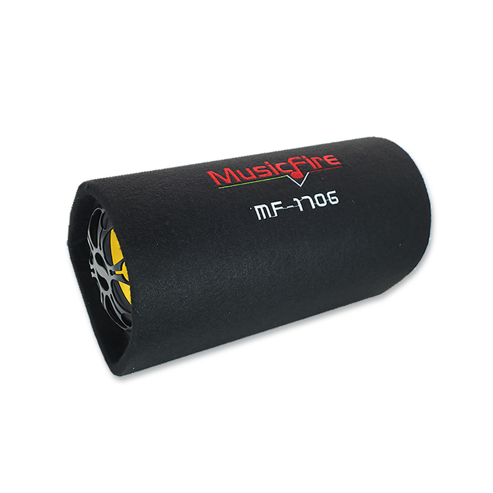 Car 6 inch 8 inch 10 inch car audio modified 12V speaker active subwoofer round tunnel gun 1706