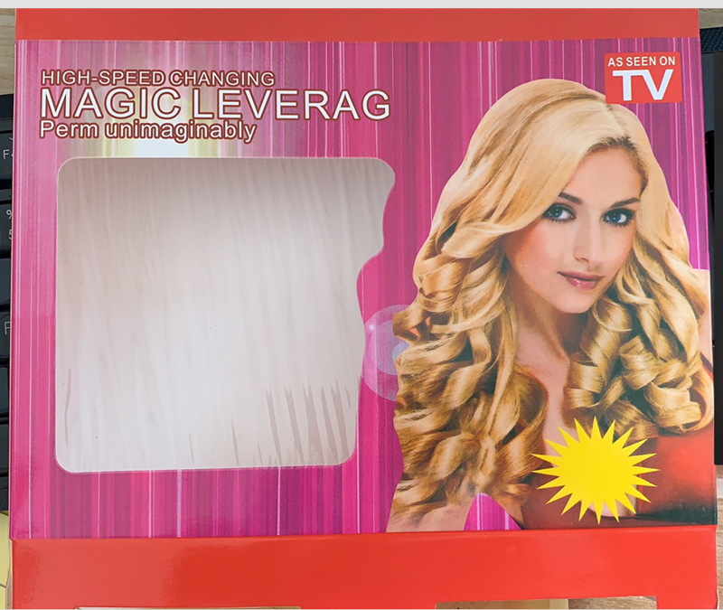 Transfronterizo al por mayor MAGIC LEVERAG rizador de pelo MAGIC Rizador de Pelo 18 Unids/caja opp