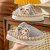 Winter slippers indoor platform for beloved, keep warm non-slip footwear