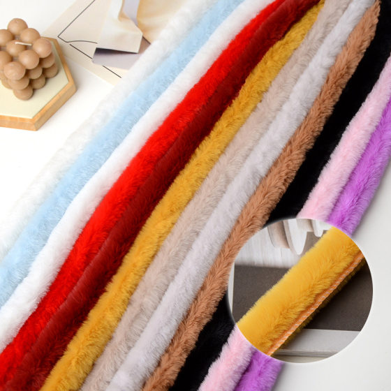 3cm Imitation Rex Rabbit Hair Tops Clothing Home Textile Accessories Tang Suit Hanfu Cheongsam Cuff Collar Lace Simulation Tops