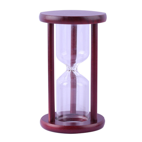 Bulk DIY Handmade Self-Assembled Hourglass Container Birthday Gift Creative Decorations Ornament Wooden Empty Flowing Sand Timer