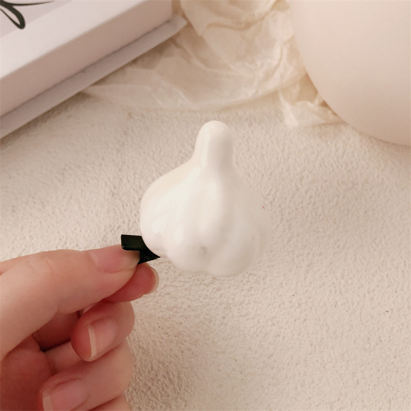 女性用模擬フルーツヘアピン、クリエイティブなヘアクリップ、カモノハシクリップ、面白い額サイド前髪クリップ、ヘッドバンド|undefined