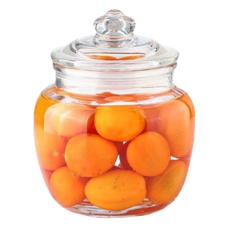 Frasco de almacenamiento sellado de vidrio transparente encurtidos tarro de almacenamiento en escabeche tarro de almacenamiento de granos tarro de almacenamiento de frutas secas