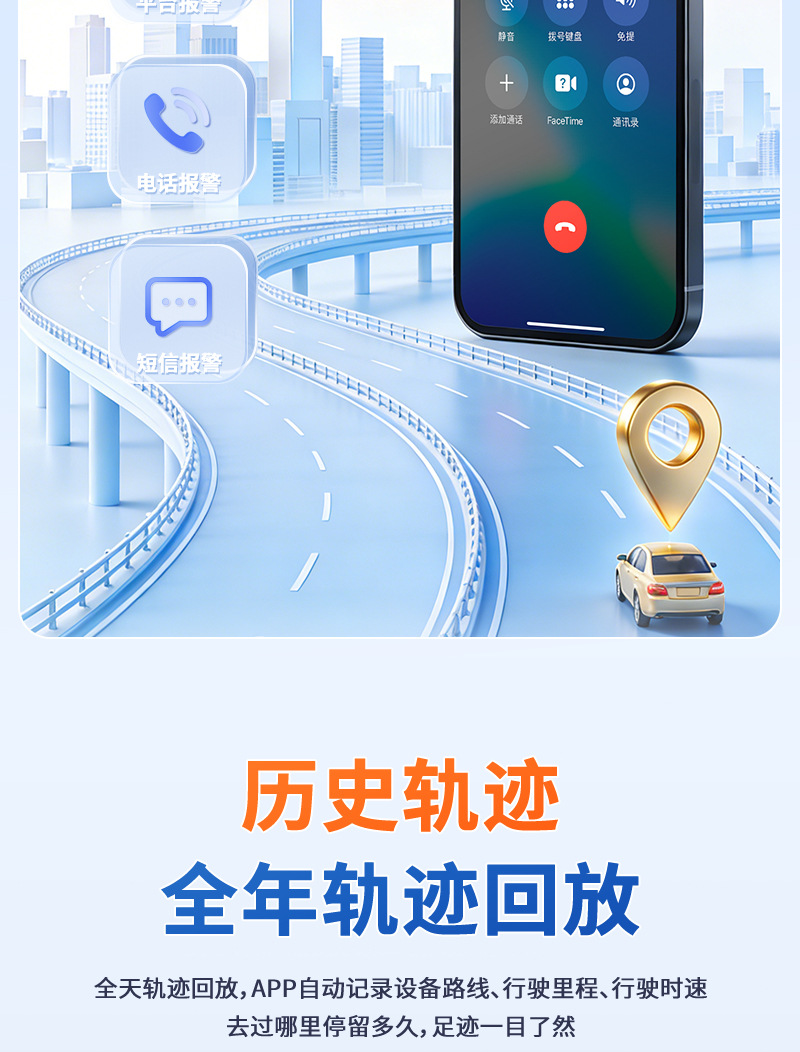 Newman Multifunctional 5Gps Locator Vehicle Management Device for Cars, Motorcycles, and Bicycles, Tracking and Anti-Theft Device