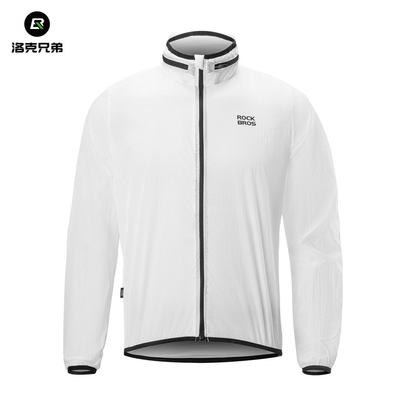 Rock Brothers Luminous Cycling Jersey Luminous Warning Windbreaker Windproof Jacket Road Cycling Long Sleeve Top Men's Rock Brothers Luminous Cycling Jersey Luminous Warning Windbreaker Windproof Jacket Road Cycling Long Sleeve Top Men's