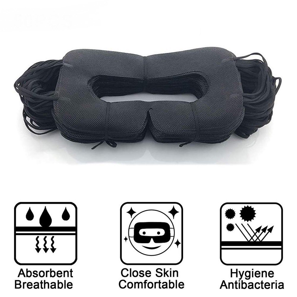 适用于Oculus Quest 2 Pico 4 PS VR2 HTC一次性眼罩无纺布带耳绳