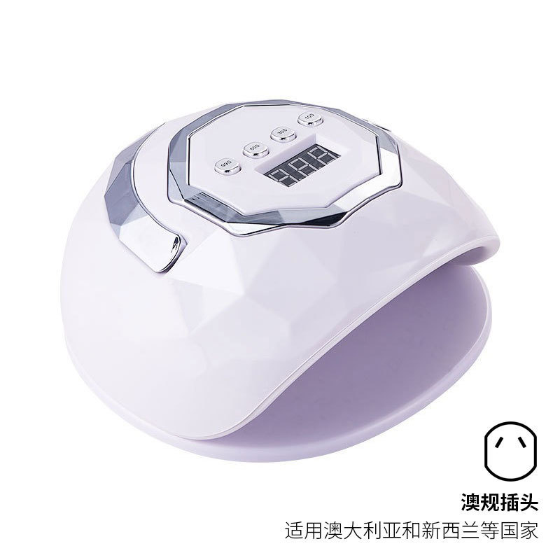 Nueva máquina de fototerapia de uñas colorida, lámpara de curado de uñas con sensor inteligente, lámpara de gel de esmalte de uñas de secado rápido y alta potencia para ventas transfronterizas.