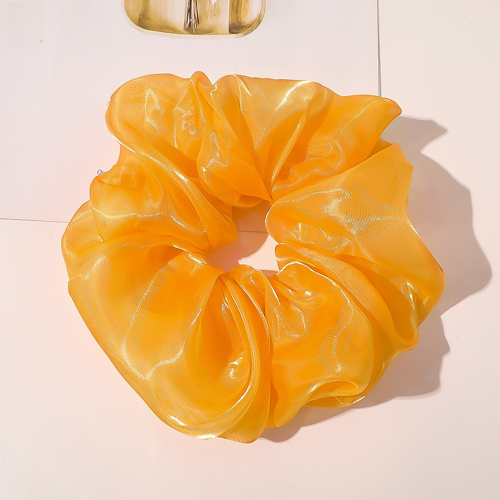 Qiyue super grande filato di seta brillante intestino crasso anello per capelli piccolo fresco corda per la testa organza cravatta per capelli anello per intestino crasso corda per capelli all'ingrosso_voghion.com