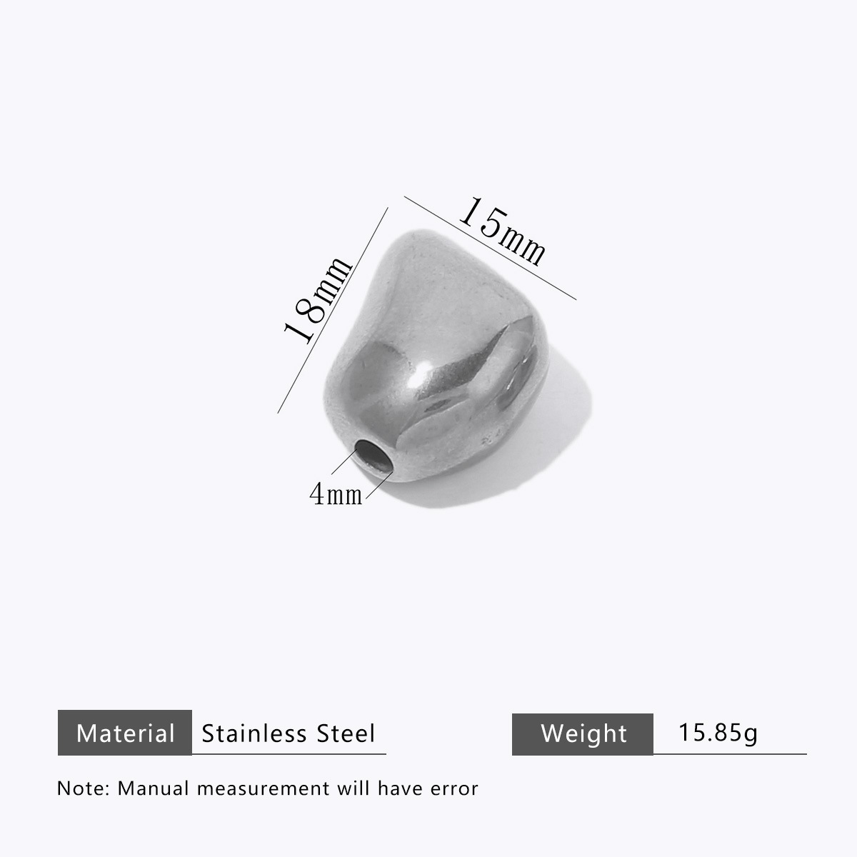 Steel color 15*18 holes 4