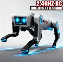 外贸跨境爆款儿童遥控智能AI机械狗玩具编程电动遥控机器人机器狗