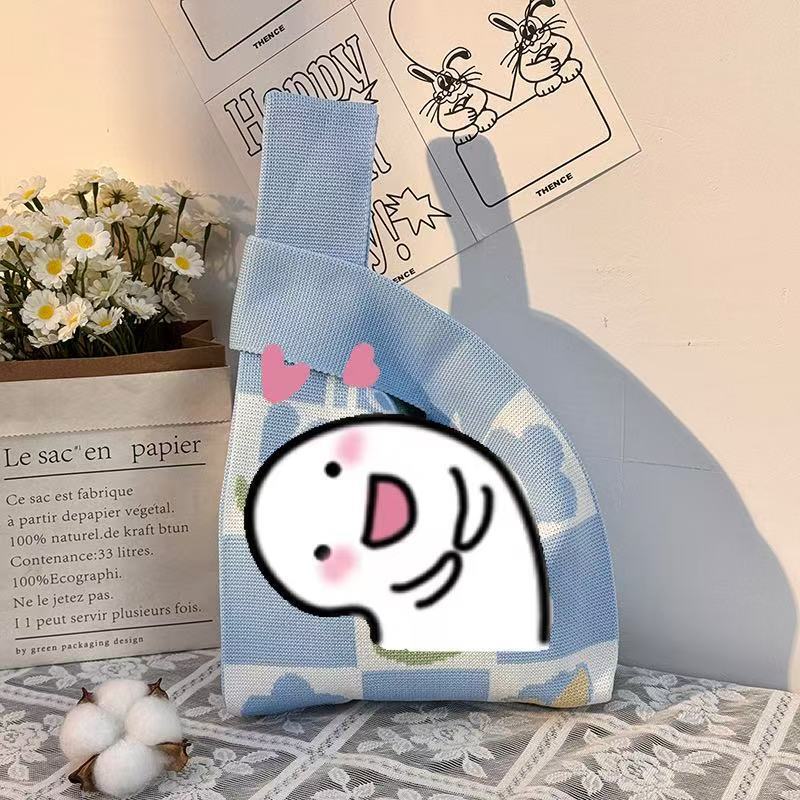 韓国インニットバッグガールズベストバッグニットハンドバッグニットバッグハンドバッグニットバッグクロスボディ|undefined