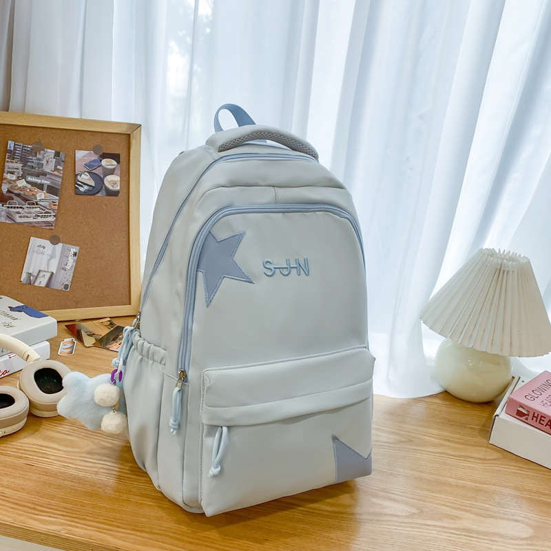 Mochila deportiva japonesa ins nueva mochila escolar de gran capacidad para estudiantes universitarios de secundaria y preparatoria mochila para computadora anti-salpicaduras