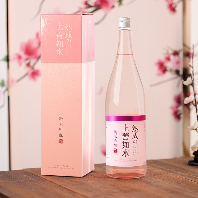 日本进口上善如水纯米吟酿1800ml盒装上善若水熟成米酒清酒|ms