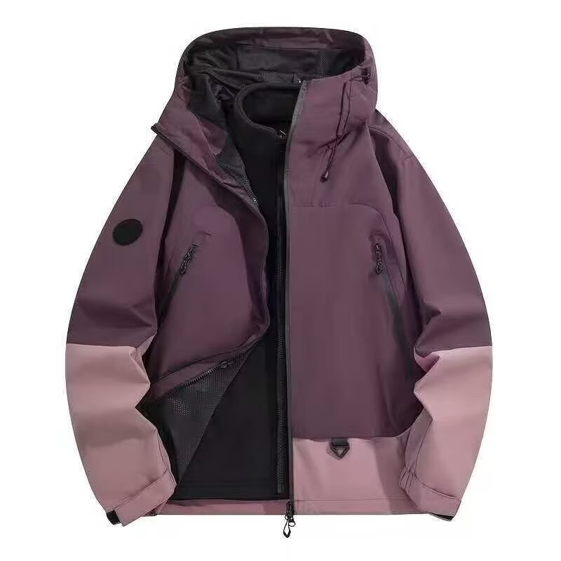 Marca de marea 3 - en - 1 traje de asalto para hombres y mujeres desmontable revestimiento impermeable al aire libre traje de montaña chaqueta pareja