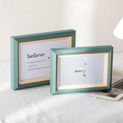 Modern simple photo frame table literary and artistic temperament picture frame 5 6 7 8 10 inch A4 living room decoration ornaments