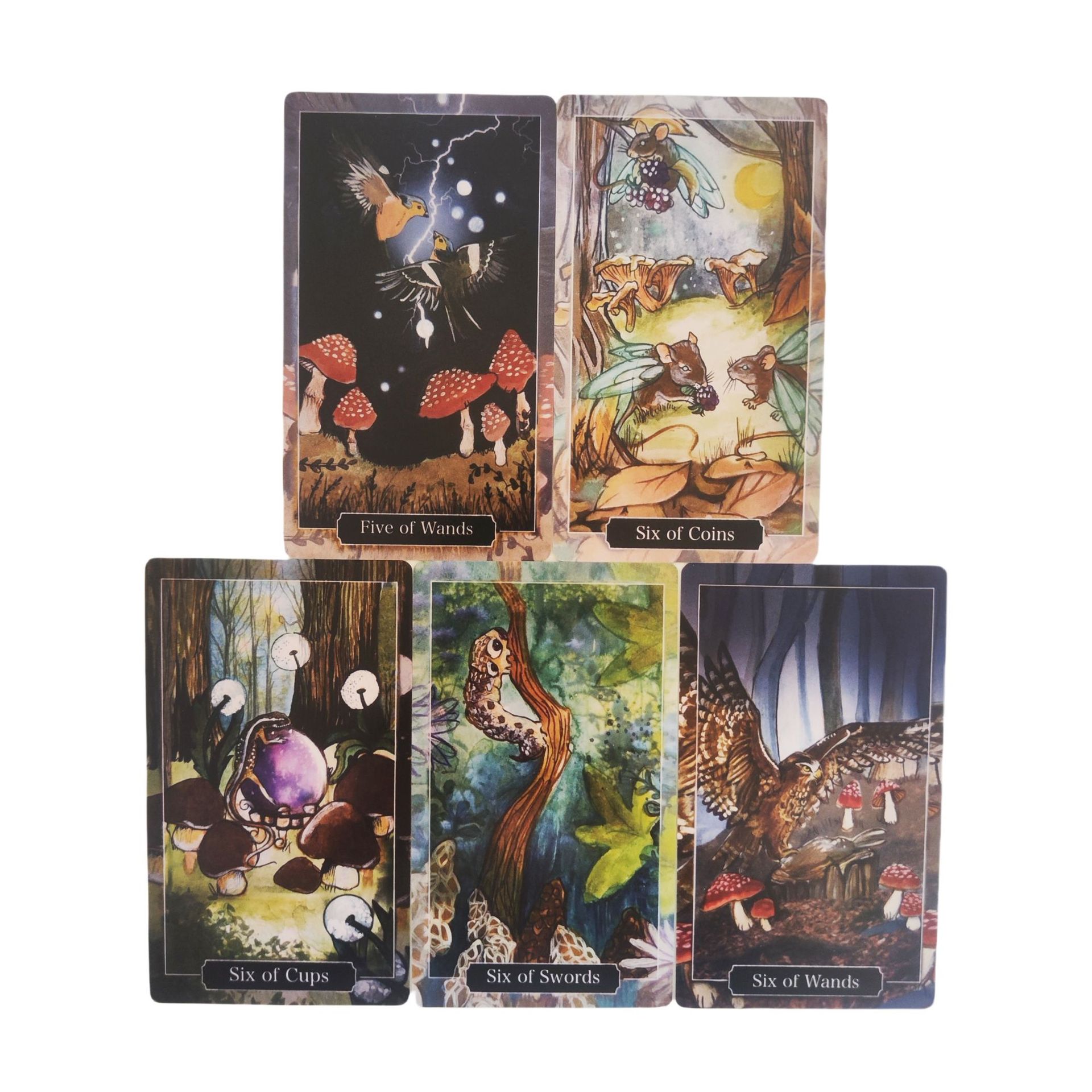 Spirits Of The Woodland Tarot Deck Card Game For Parties_voghion.com