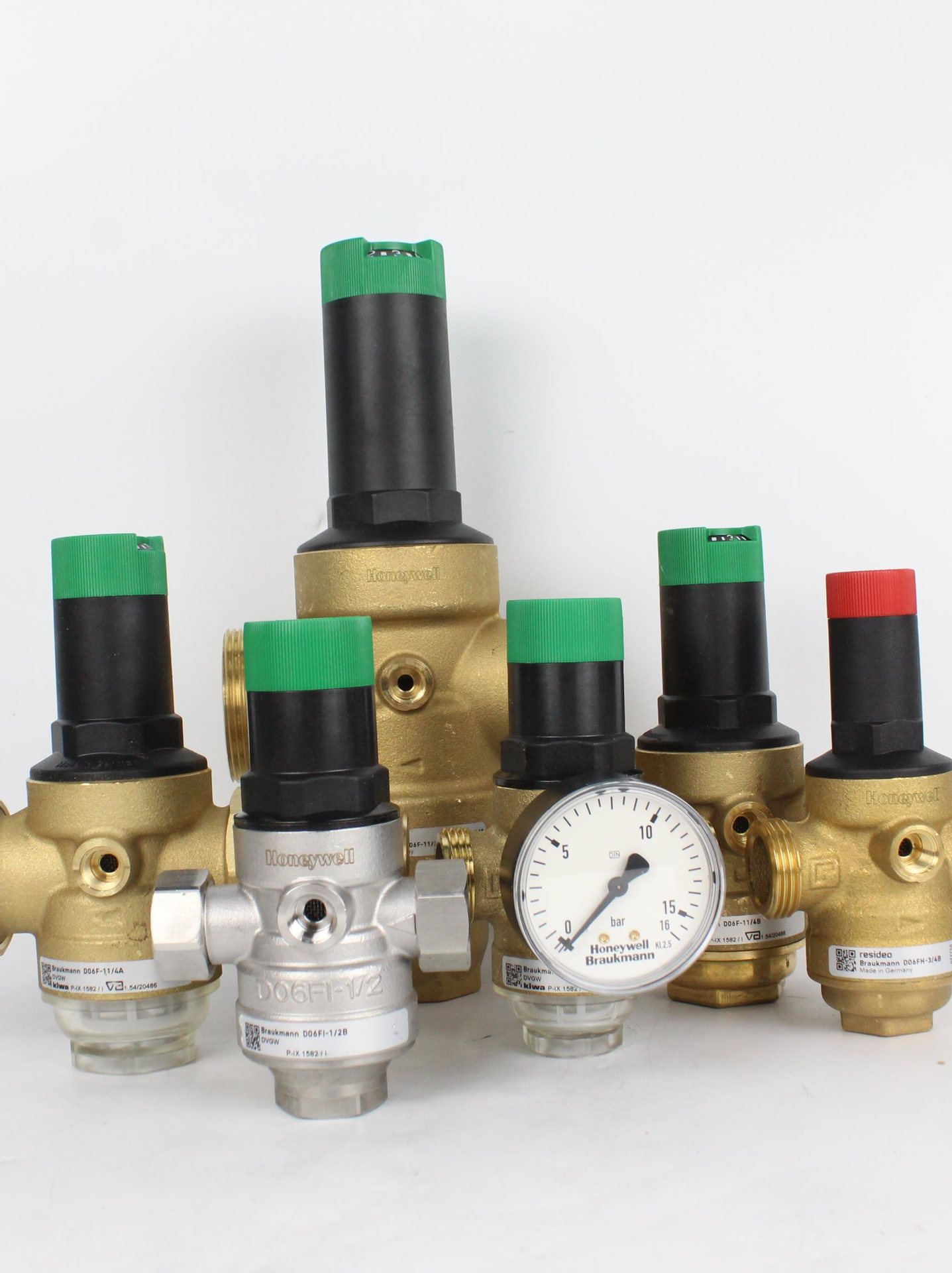 自来水减压阀D06F-1B恒压阀黄铜可调降压阀 调压阀D06FH-3/4B