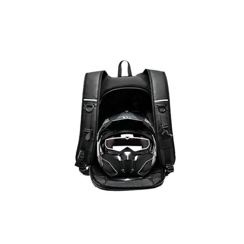 サイクリングバックパック、オートバイヘルメットバックパック、女性用オートバイライダーバッグ、撥水トラベルバッグ、男性用大容量|undefined