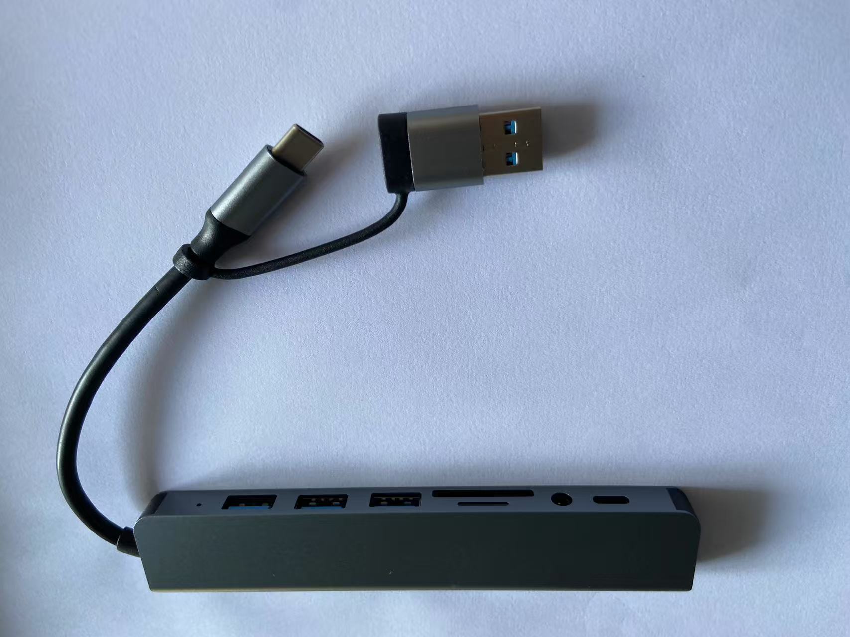 TYPE-C çift uçlu sekizi bir arada yerleştirme istasyonu usb3.0 yüksek hızlı iletim hub çok fonksiyonlu hub yerleştirme istasyonu