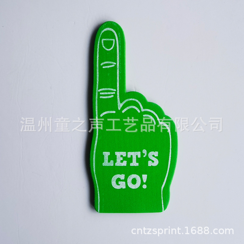 Conjunto de dedo EVA animar accesorios de los niños guantes de un solo dedo atmósfera porrista espuma personal Palm fabricantes en stock