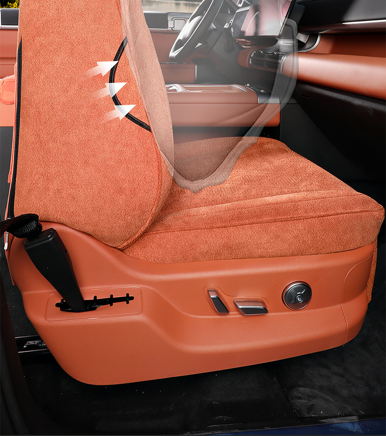 2025 Model Fang Cheng Bao Titanium 7 Seat Cushion Full Cover Four-Season Suede 25 Model Titanium 7 Seat Cover Interior Modification Car Seat Cover