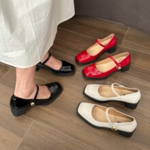 ���뷽ͷ��Ь�¿���ǳ��Ů2025����ƤЬ�������浥Ь�Ʒ�����ȹ��