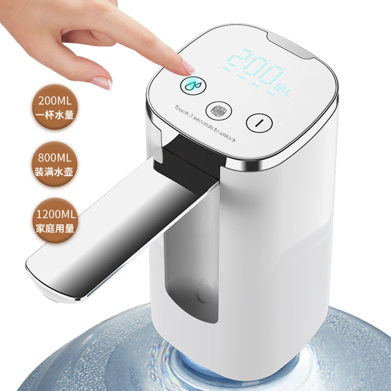 Bomba de agua plegable eléctrica de carga doméstica dispensador de agua automático barril de agua pequeño dispensador de agua bomba de agua portátil