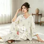 春夏外穿夏季薄款棉睡衣