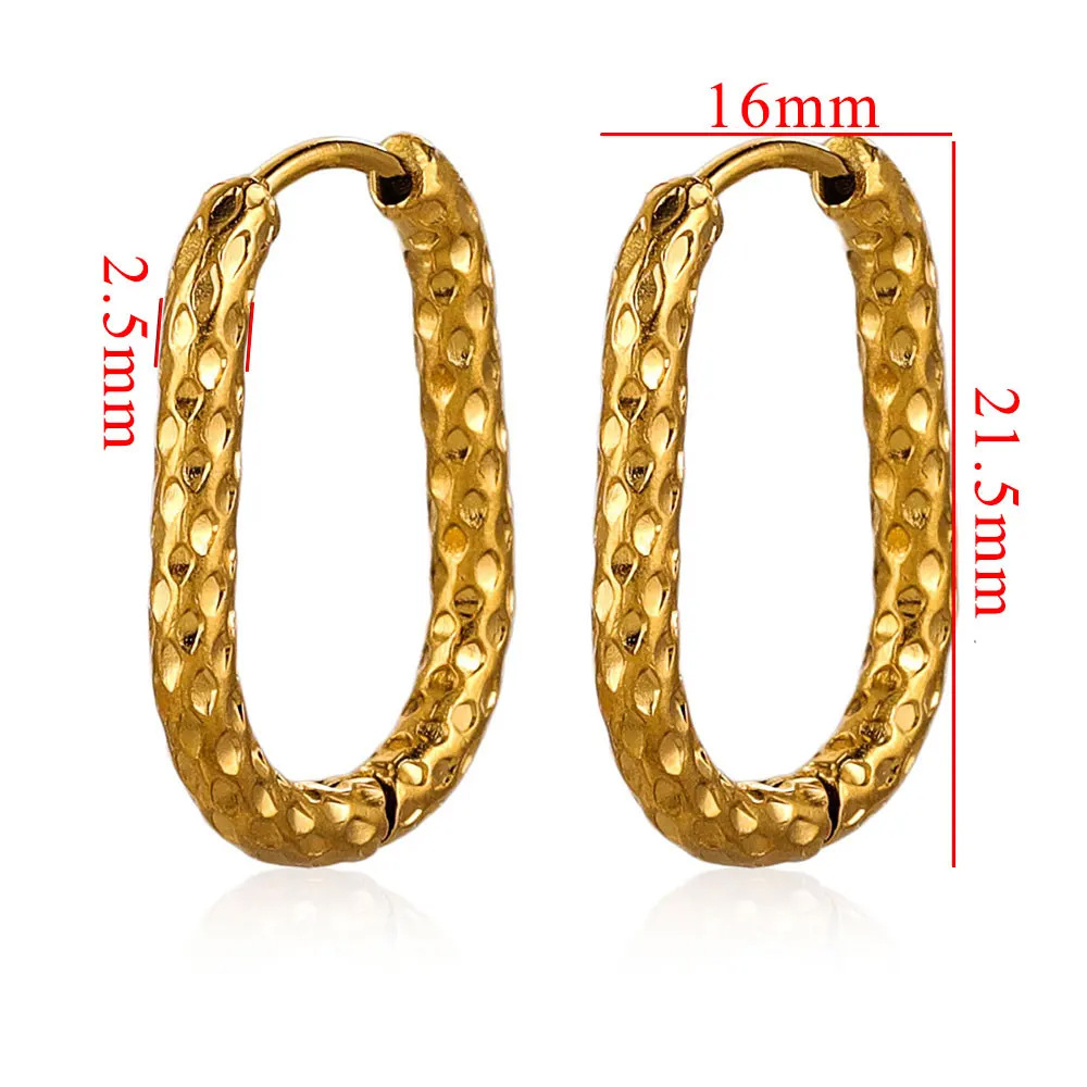 Simple Style, Classic Style Style 10 PCS/Package 16*21.5mm 304 Stainless Steel Gold Plated Solid Color Hook Earring Findings Jewelry Accessories