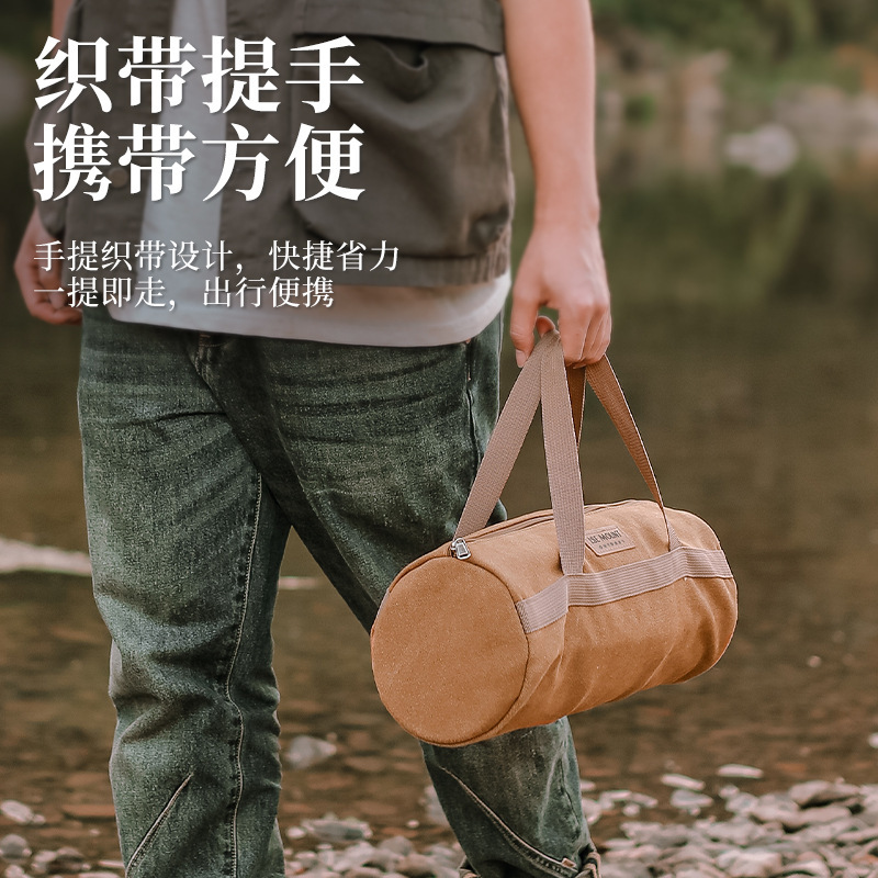 휴대용 대용량 야외 툴킷 두꺼운 외출 오래 지속되는 내마모성 네일 백 실린더를 휴대하기 쉽습니다.