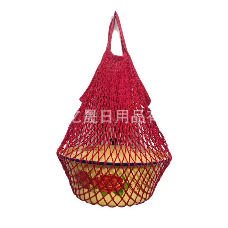 现货礼品网兜喜事婚庆手提回礼品网收纳兜蔬菜水果网袋购物网兜袋
