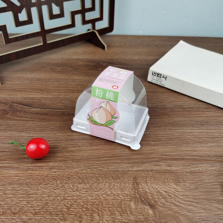 Rollo suizo Taro roll Menglong roll RAW latte desechable hornear arco caja Caja de embalaje de rollo de pastel de celebridad de Internet