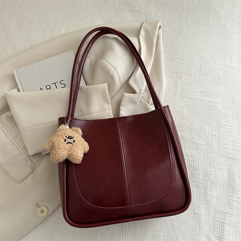 Bolsos populares para mujer 2024 otoño e invierno nuevo estilo coreano retro de gran capacidad para viajar en clase bolso de hombro bolso de moda