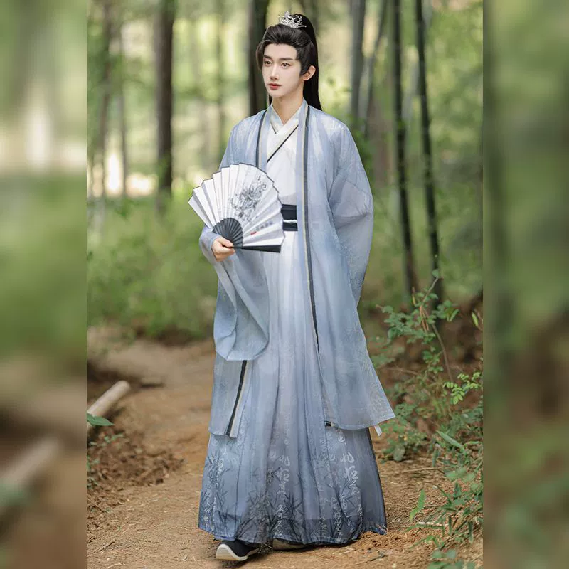 Мужская одежда Вэй Цзинь Хань Мужская одежда Древний стиль