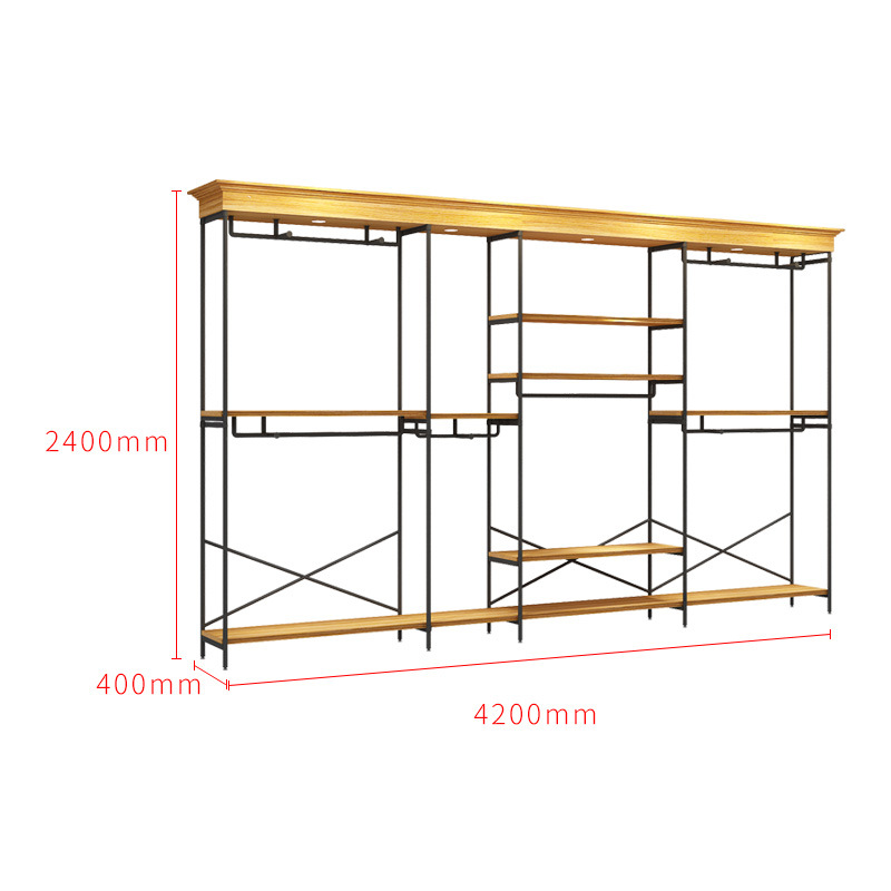 Tienda de ropa soporte de exhibición estante de los hombres piso Live Studio Display stand props estante de gama alta marca de ocio stand