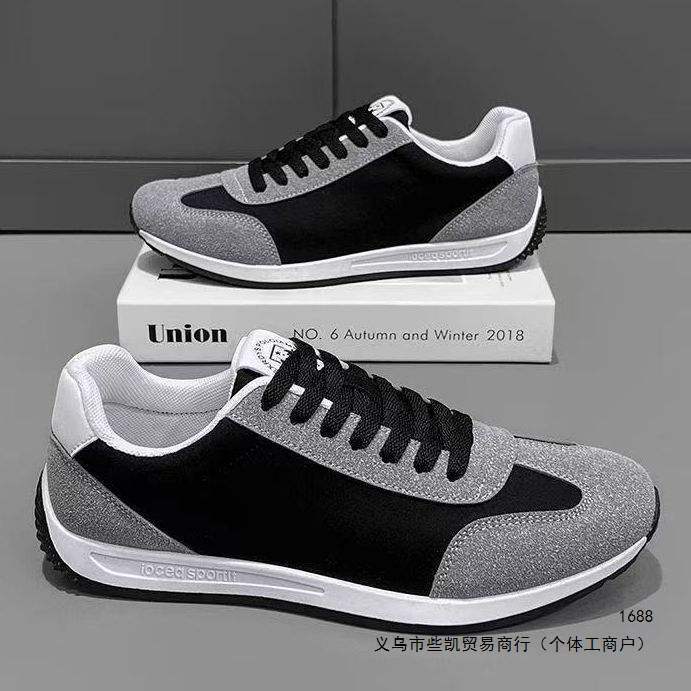 New men's shoes, stylish color-blocked casual sneakers, canvas slip-on shoes, breathable, comfortable, lightweight, and suitable for running New men's shoes, stylish color-blocked casual sneakers, canvas slip-on shoes, breathable, comfortable, lightweight, and suitable for running