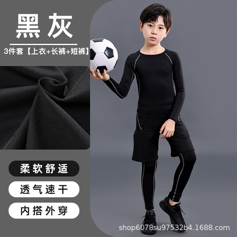 블랙 앤 그레이 쓰리피스 슈트