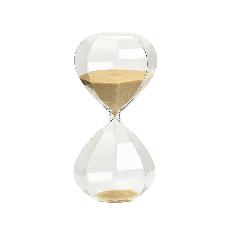 Reloj de arena de cristal de diamante para el hogar nórdico, reloj de arena, decoración de moda de estilo moderno, octágono 15, reloj de arena de 30 minutos image 5