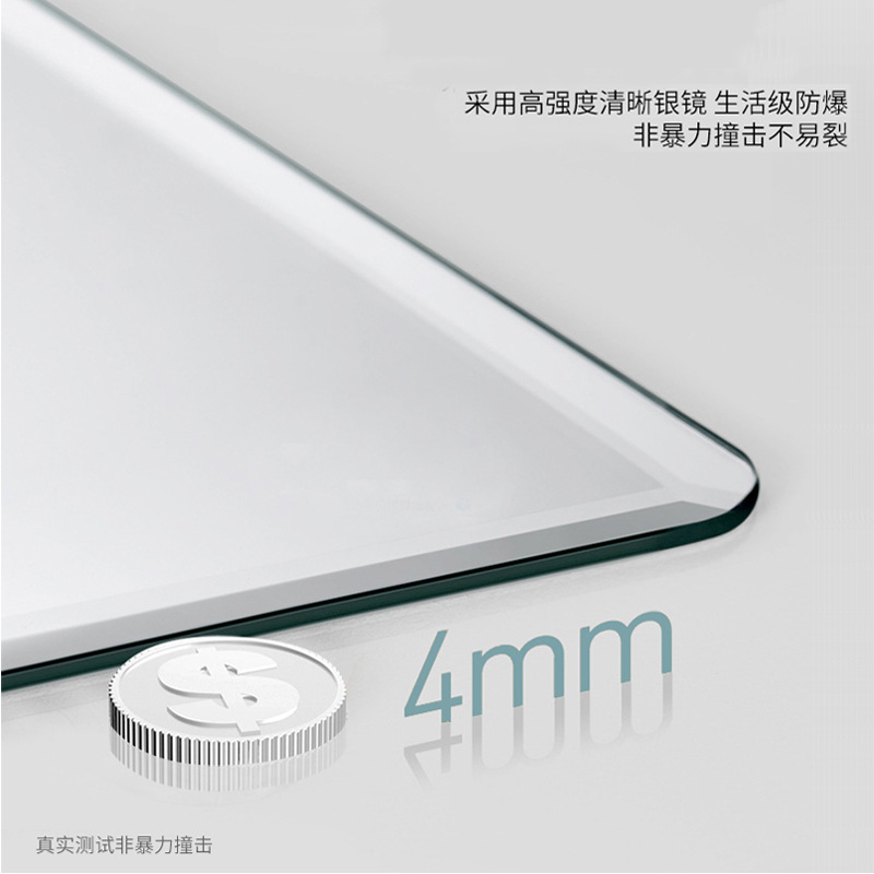 Espejo de cuerpo entero, espejo de piso para vestir, espejo de probador de dormitorio doméstico para niñas, espejo grande tridimensional móvil giratorio de viento