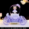 Carriage Purple Automatic Snow + Lanterns + Music Medium ✦