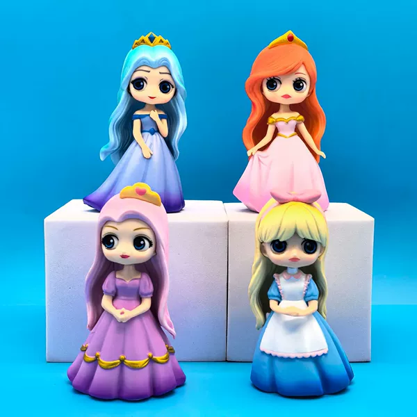 4 fairy tale princesses [4 shots for the whole set] OPP bag