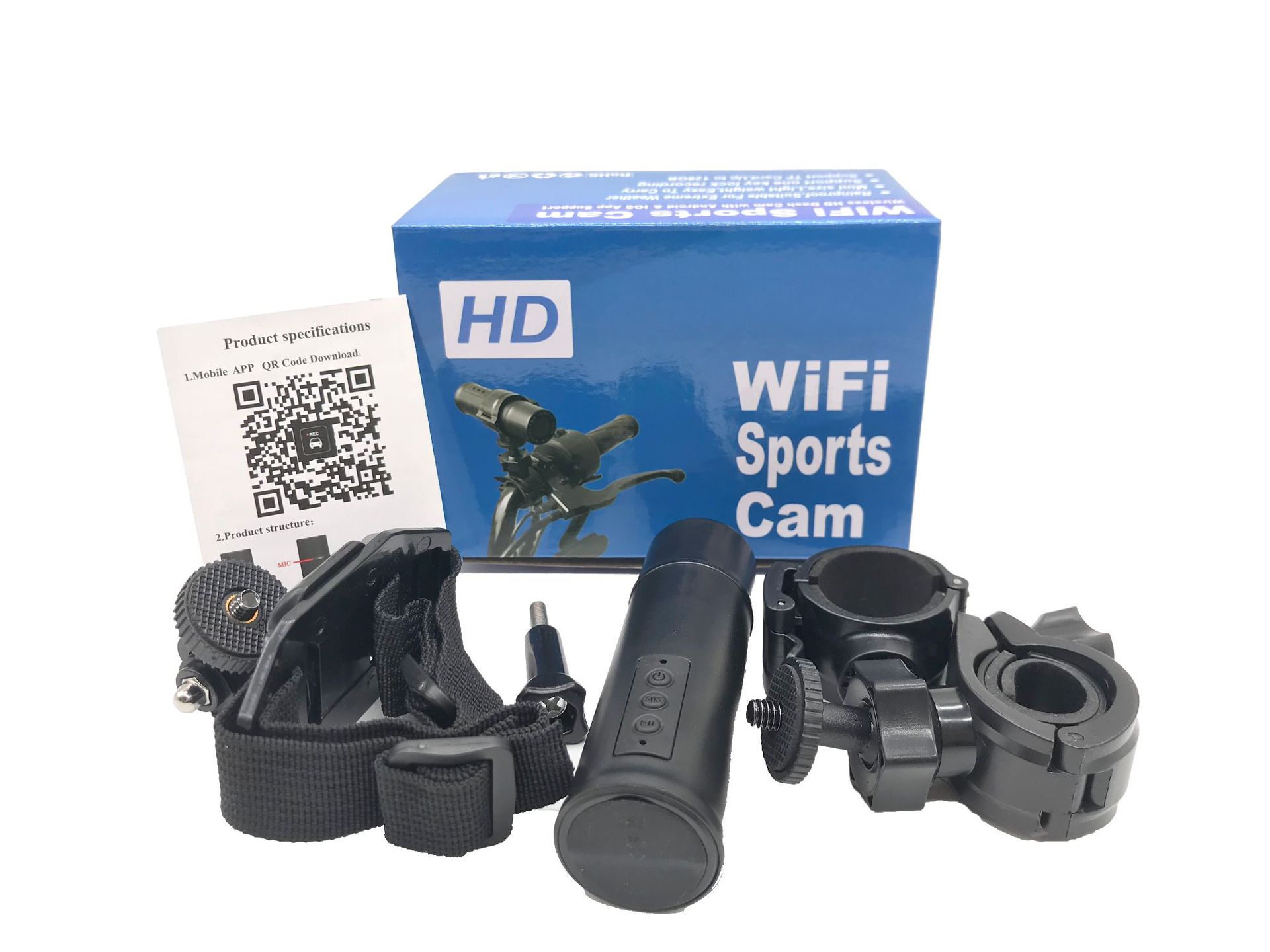 Motorcycle Wifi Version Driving Recorder 1080P65 Riding Sports Camera Outdoor Camera Special for Riding