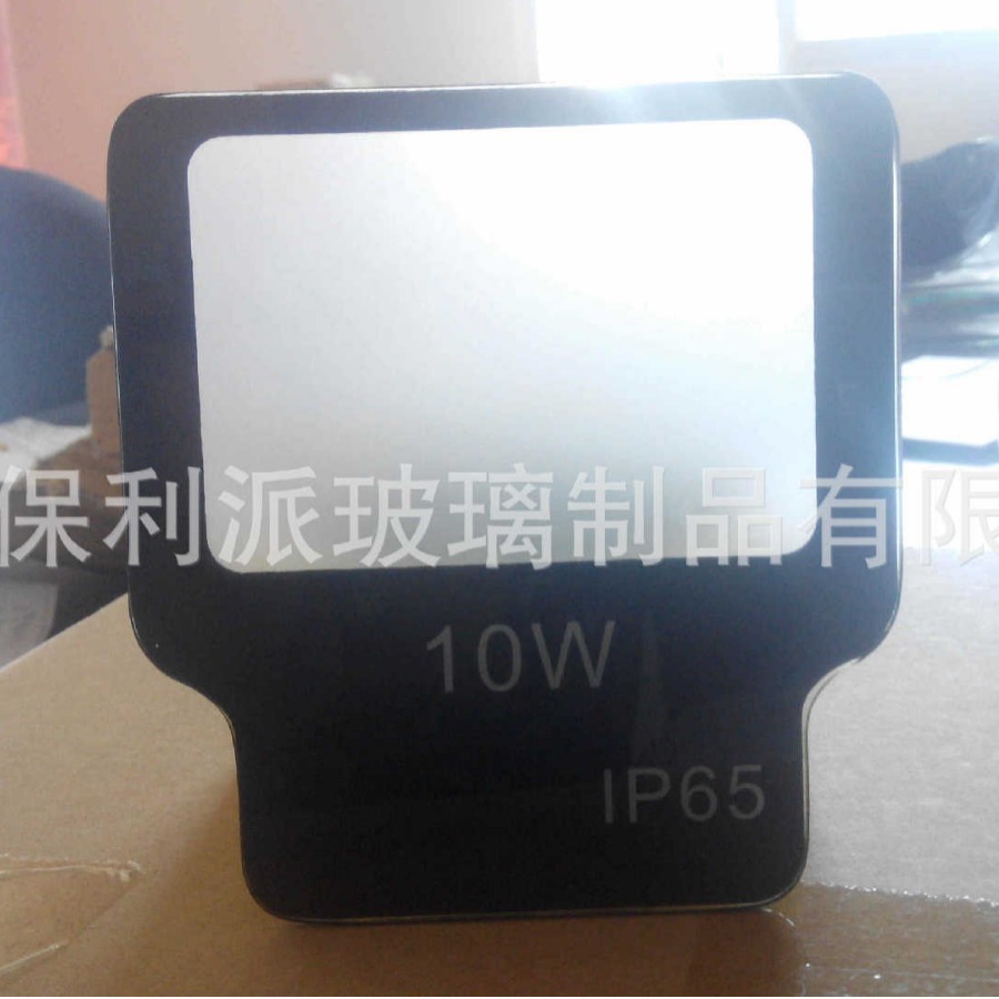 高档LED投光灯灯片 3mm厚蒙砂显示屏工艺投射灯灯片 钢化玻璃灯片