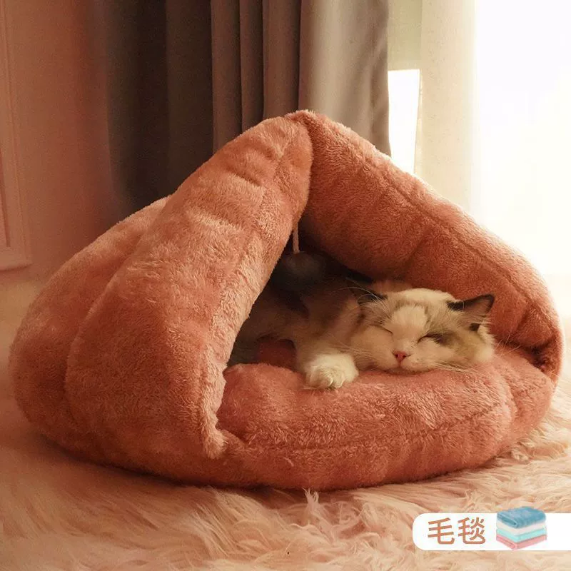Теплое универсальное спальное место четыре сезона, кошка