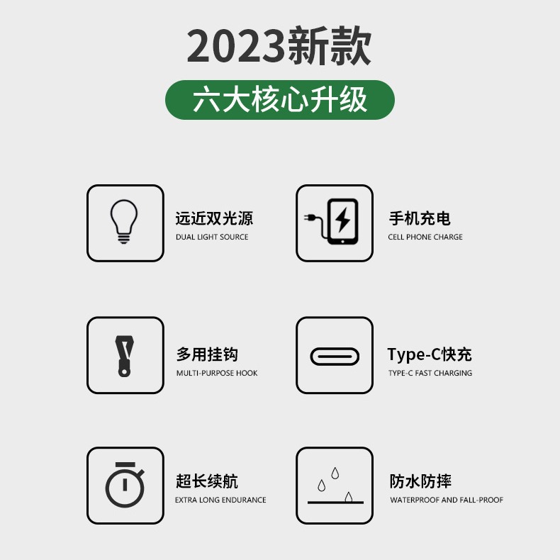 Nuevo portátil al aire libre camping luz multifuncional campamento iluminación tienda luz multi-velocidad ajustable camping linterna al por mayor